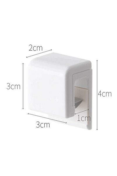 Choice حامل فرشاة أسنان بدون ثقب، من 1 إلى 100 قطعة، حامل معجون أسنان مثبت عل...