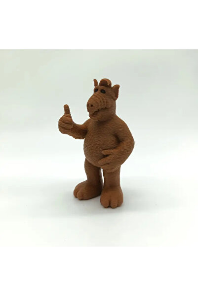 Choice ديكور بطن فضائي مطبوع ثلاثي الأبعاد باللون البني، ديكور ألف فضائي، إعج...