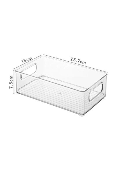 Choice Stackable Style Drawer Organizer Bin Clear Stackable Fruit Food Jars Book Cosmetic Jewelry Storage B