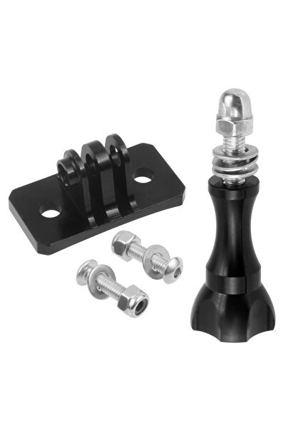 Choice محول تثبيت خوذة Sky Diving باللون الأسود مع صامولة لولبية لكاميرا Gopro Hero 13 12 11 10 SJcam Sports A