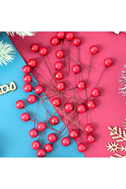 Choice 50 قطعة من التوت الأحمر النبيذي - 12 مم 10/20/50 قطعة من التوت الأحمر ...