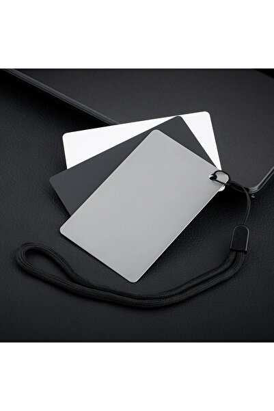 Choice بطاقة توازن اللون الأبيض JJC GRAY 18% بطاقة رمادية محايدة أداة فحص تصح...