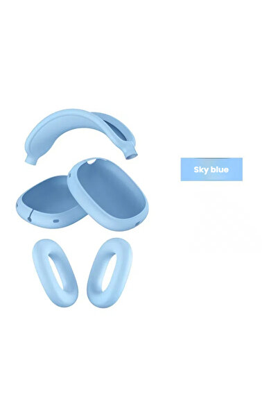 Choice حافظة سيليكون ناعمة 3 في 1 لأجهزة AirPods Max 03، حافظة حماية جلدية لأ...