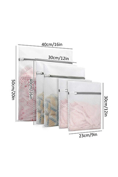 Choice 5 قطع من أكياس الغسيل الشبكية مع 3 أحجام من أكياس الغسيل الشبكية المتي...