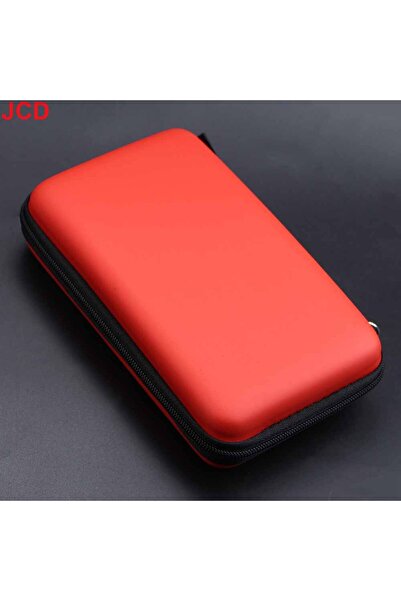 JCD حقيبة حمل صلبة من مادة EVA باللون الأحمر لجهاز نينتندو 3DS XL LL، غطاء حم...