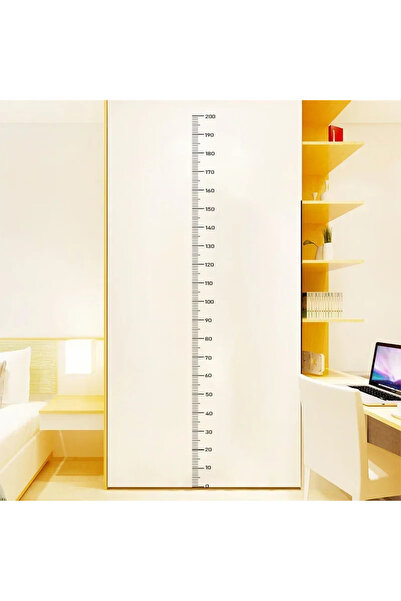 Choice ملصق أسود 1PC ارتفاع 0-200 سم، غرفة المعيشة غرفة النوم، جدار غرفة النو...
