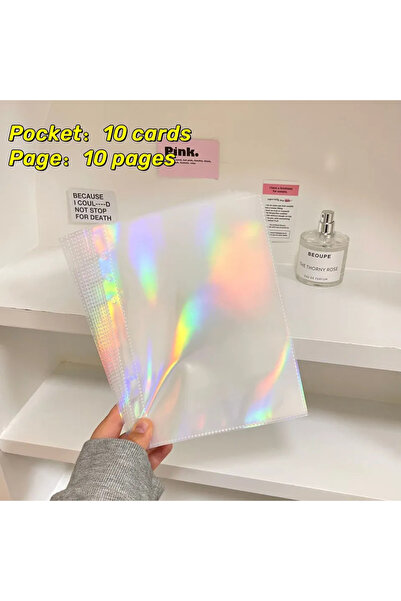 Choice1 مجلد بطاقات بريدية لنجوم الكيبوب، 10 قطع، مقاس A5، صفحات داخلية، مجلد...