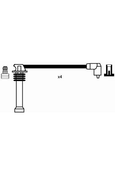 NGK Set Cablaj Aprinder Ford Cougar/Focus 1/Maverick Mazda Tribute