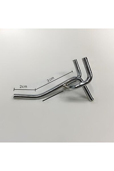 Choice مسافة الفتحات 2.5 سم وطول 5 سم خطافات لوح خشبي 50 قطعة أوتاد لوح ورشة ...