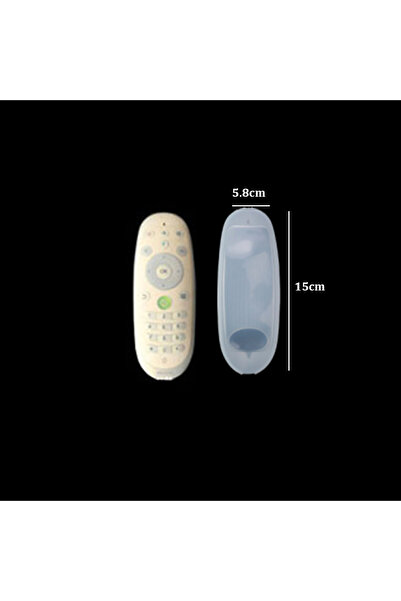 Choice 15X5.8cm Silicone TV Remote Control Protective Sleeve Dust Protection Storage Bag Portable Silicone