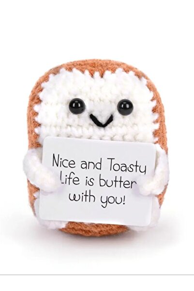 Choice زينة تزيينية صغيرة مبتكرة مصنوعة يدويًا، قطعة واحدة من زينة الكروشيه ا...