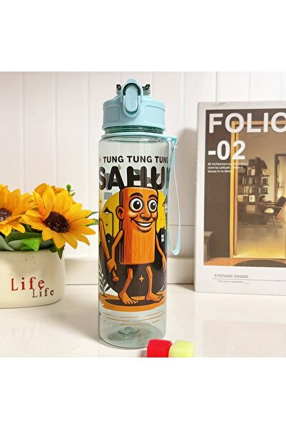 Choice زجاجة مياه إيطالية خضراء سعة 701-800 مل، 750 مل، أكواب رياضية كرتونية ...