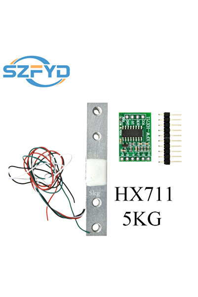 ICGOICIC 5KG HX711 Load Cell Weight Sensor Kit - 1KG/5KG/10KG/20KG, HX711 Module, Aluminum Alloy, Electronic