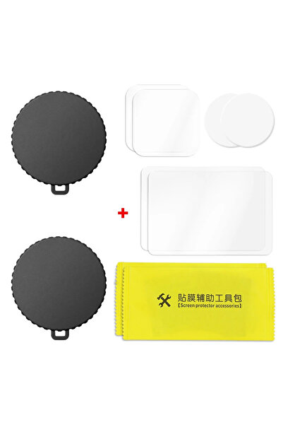 Choice For Action 5 Pro 2 PCS Set Camera Lens Dust Cover For DJI Osmo Action 5 Pro Non Slip Silicone Lens P