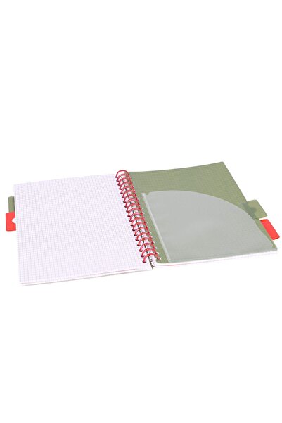 Strigo Spiral notebook and dividers Project Book TROPICAL B5, mathematics, 200 pg, cardboard covers PADS063