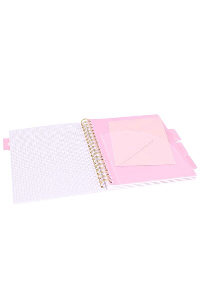 Strigo Spiral notebook and dividers Project Book MARMORAT B5, mathematics, 200 pg, cardboard covers PADS030