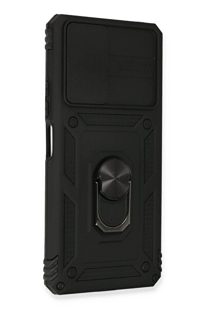 CepteToptan Myt09 Xiaomi Redmi Note 10 Pro Case Pars Silicone with Lens Ring - Black