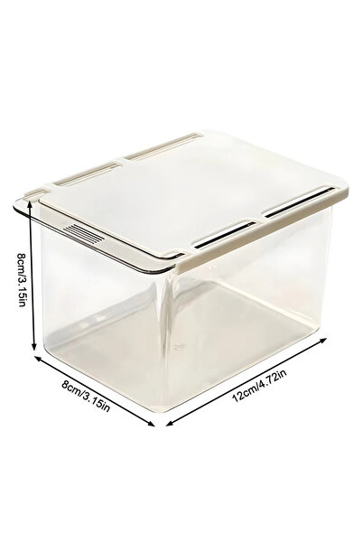 Choice Transparent M Transparent Bathroom Cotton Stick Makeup Cotton Bathroom Pull-Out Storage Drawer Style
