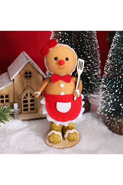 Choice دمية خبز الزنجبيل القطيفة للبنات، جليسة خبز الزنجبيل، طاهية، رجل خبز الزنجبيل، زينة عيد الميلاد للعام الجديد