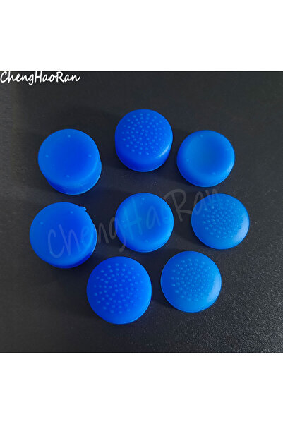 Choice غطاء مقبض عصا التحكم التناظرية من السيليكون الأزرق لجهاز تحكم PS5 PS4 ...