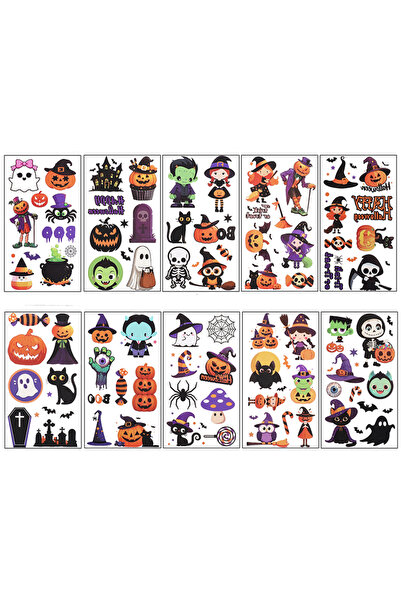 Choice4 Halloween 10pcs Soccer Temporary Tattoo Stickers Kids Boys Birthday P...
