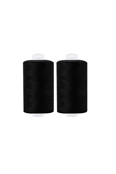 Choice 2 قطعة من خيوط الخياطة السوداء 2/4/8 قطع 500 متر خيط بوليستر أسود أبيض...