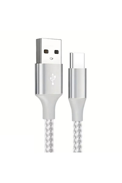 Choice كابل شحن سريع USB A إلى Type C بطول 1 متر، قطعة واحدة باللون الأبيض، ب...