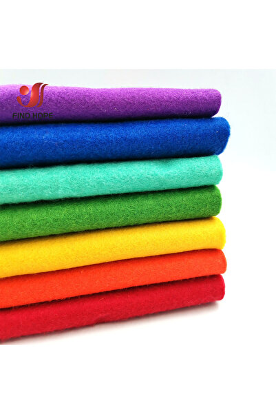 Choice 20 × 90 سم سلسلة قوس قزح 7 لفات 20 × 90 سم نسيج لباد ناعم غير منسوج ور...