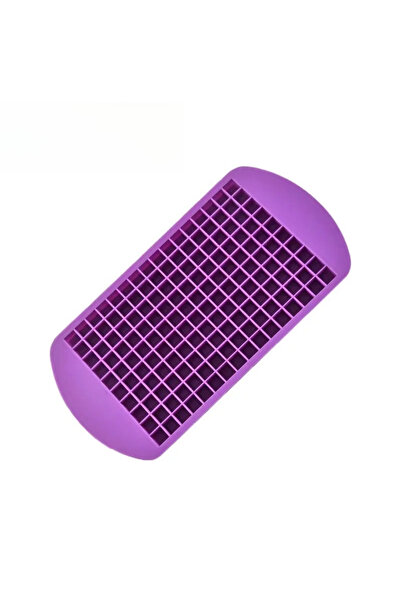 Choice5 Purple 160 Grid Silicone Ice Tray Ice Cubes Foldable Ice Mold Ice Bre...