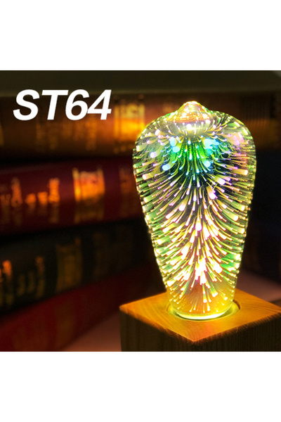 Parkson مصباح LED ثلاثي الأبعاد ST64 E27 220 فولت ST64 G80 G95 G125 A60 مصباح...