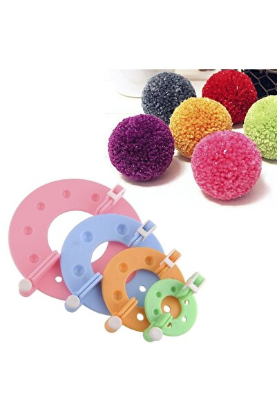 Choice 8 قطع 4 أحجام زغب الكرة صانع بوم بوم الحياكة نول كيت للأطفال DIY DIY ل...
