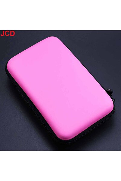 JCD حقيبة حمل صلبة من مادة EVA وردية اللون لجهاز نينتندو 3DS XL LL، غطاء واقٍ...