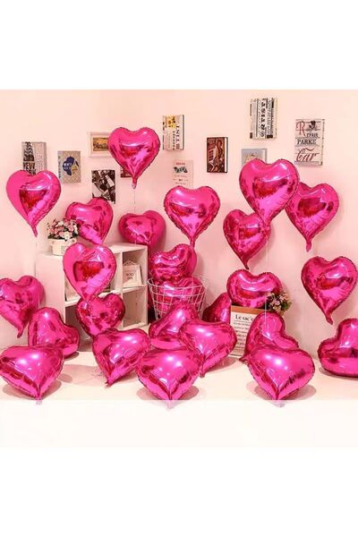 Choice 10 قطع من بالونات احباط على شكل قلب وردي مقاس 18 بوصة، بالونات هيليوم،...