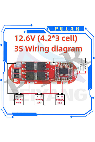 choice2 3PCS 3S 3 PCs 18650 Li-ion PLR Lithium Battery Protection Board 1S 2S...