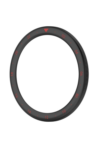 Choice Black And Red Metal Bezel Rings For Watch S4/S3 For Watch S4 ESIM/S3 E...