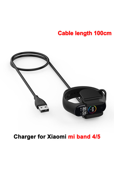 Choice3 Miband 4 5-100cm Charger Wire For Mi Band 7 Pro 6 5 Charging Cable Fo...