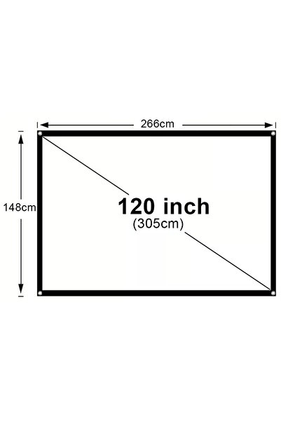 Choice 120 inch High Brightness Portable Projection Screen Anti-Light Projector Curtain Metal Reflective Cl