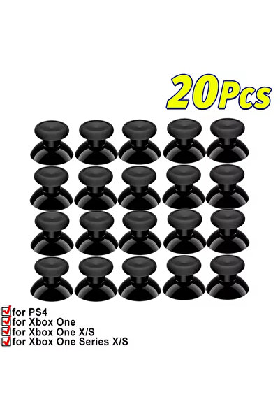 Choice 20 قطعة من 10 إلى 50 قطعة من أغطية قبضة الإبهام الناعمة البديلة لعصا ا...