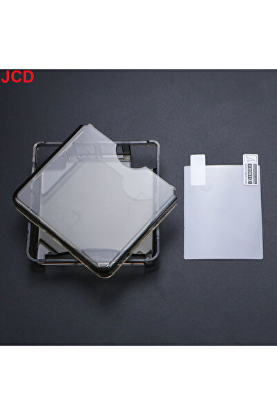 JCD غطاء حماية شفاف أسود لجهاز Gameboy Advance SP GBA SP Game Conso