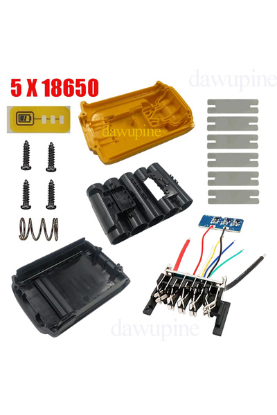 Choice لبطارية ليثيوم أيون Dewalt XR 18 فولت DCB182 20 فولت DCB203 حافظة بلاس...