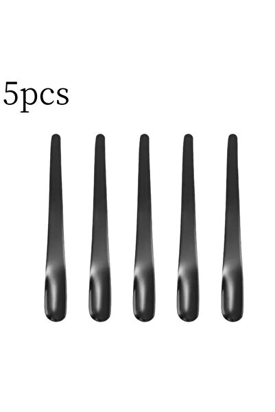 Choice Style D-5pcs Tea Spoon Stainless Steel Flat Spoon Espresso Spoon Dessert Small Coffee Scoop Mixer St