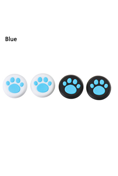 Choice مجموعة من 4 قطع من أغطية عصا التحكم التناظرية المصنوعة من السيليكون با...