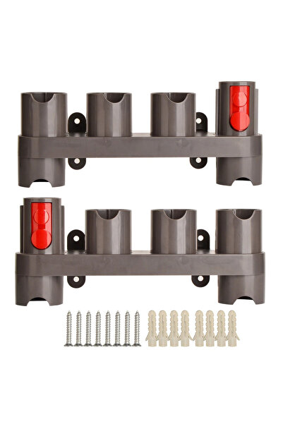 DUTRIEUX منظم ملحقات التثبيت على الحائط المزدوج قطعة واحدة لحامل تعليق Dyson ...