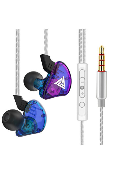 Vikefon سماعة أذن سلكية QKZ CK5 Color QKZ AK3 FiLe مزودة بميكروفون ومراقب موس...