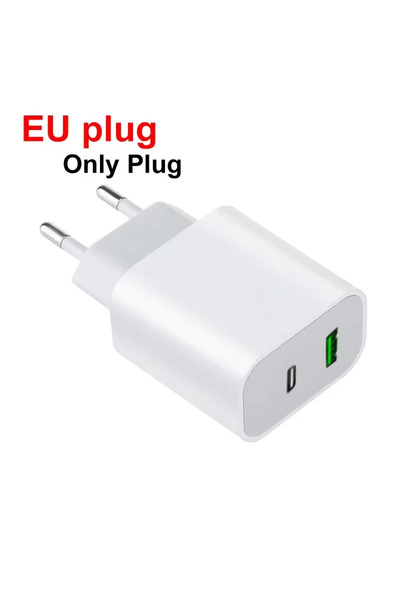 Choice EU Plug PD Charger 40W Fast Charging USB C Charger For iPhone 15 14 13...