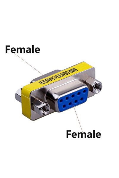 Choice Female To Female DB9 9Pin Male to Male/Female to Female/Male to Female Mini Gender Changer Adapter R