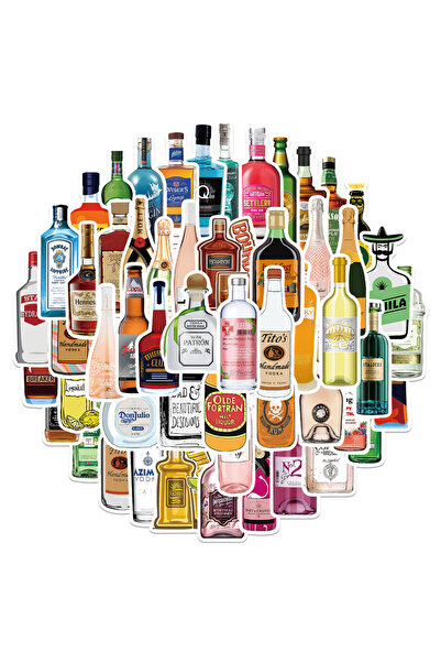 Choice ملصقات بيرة 50 قطعة، ملصقات شمبانيا وبيرة لأجهزة الكمبيوتر المحمول وال...