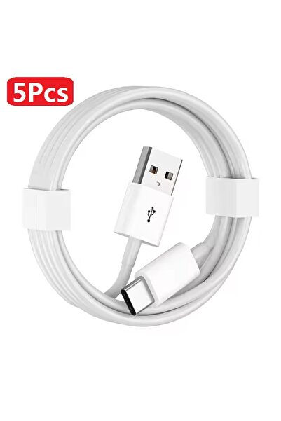 Choice كابل بيانات الهاتف المحمول بطول 1 متر من البولي يوريثان الحراري، 5 قطع، سلك من النوع C مناسب لهاتف هواوي