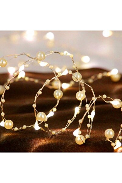 Choice 2M20LED أبيض 1 قطعة 20/50 LED سلسلة أضواء لؤلؤية حمراء/بيضاء سلك نحاسي...