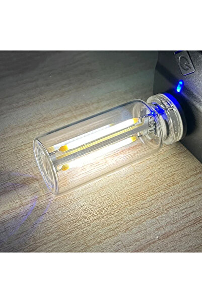 Choice مصباح ليد خلفي عتيق 4000 كلفن أبيض أصفر بمنفذ USB مع خاصية التعتيم باللمس 5 فولت مصباح ليد خلفي إديسون ضوء ليلي